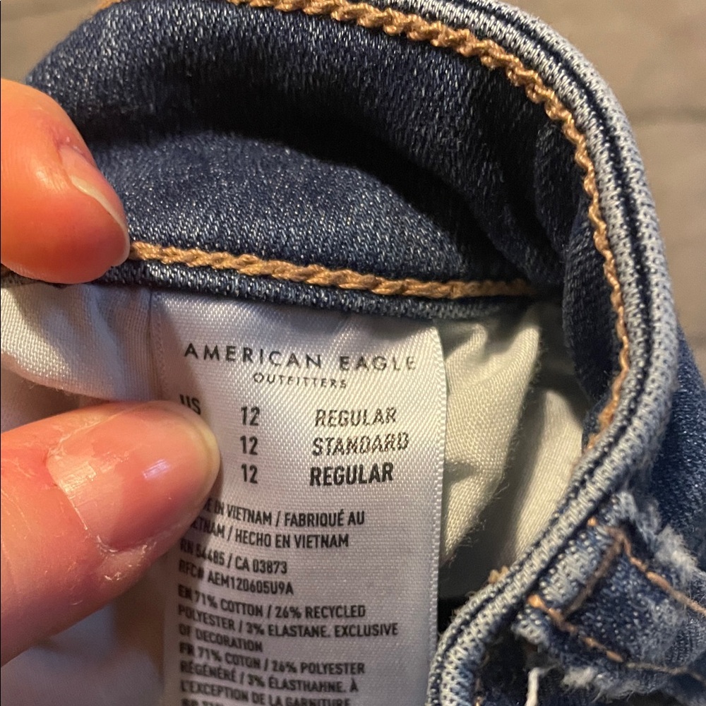 American Eagle Outfitters Dark Blue Women's Jeggings - Picture 5 of 5
